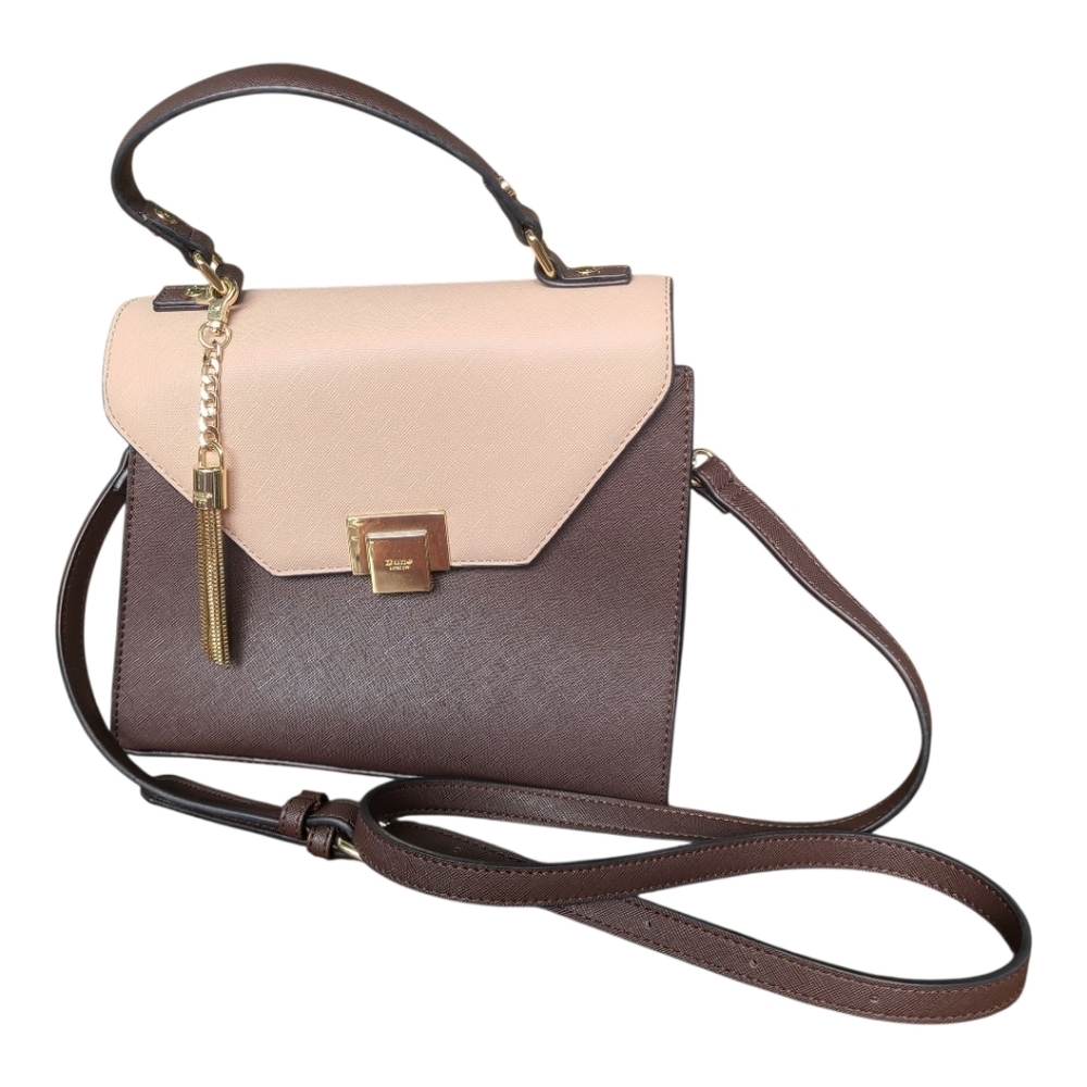 Dune Satchel Crossbody‎ Purse Tassel Key Tag